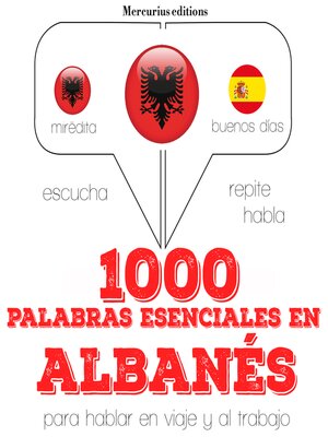 cover image of 1000 palabras esenciales en albanés